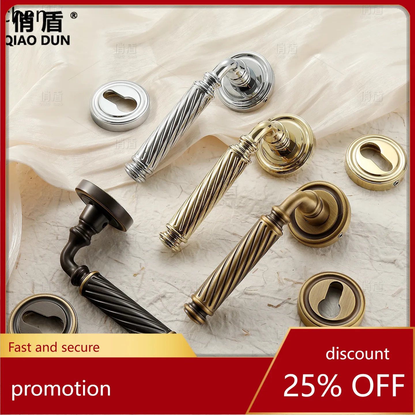 

Дверной замок Zml для внутренних деревянных дверей спальни, ретро-ручка для двери, замок для межкомнатных дверей.