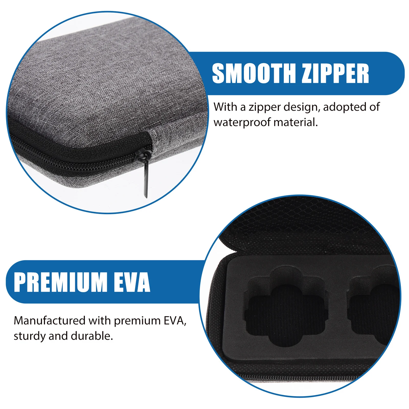 

Waterproof Microphone Storage Bag Portable Digital Product Organizer Case for Electronic Accessories Cable Earphone