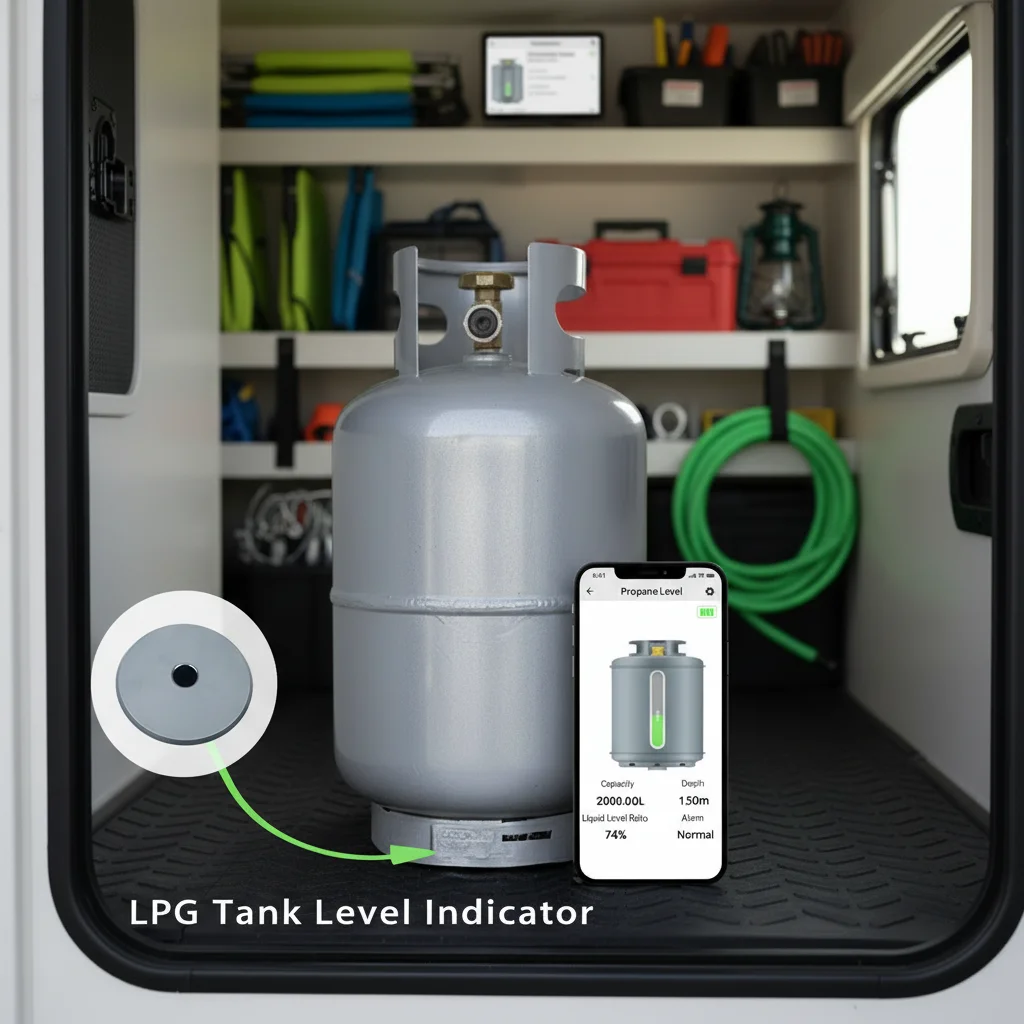 wireless-magnetic‑mount-ultrasonic-fuel-level-sensor-for-lpg-tank-gas-level-indicator