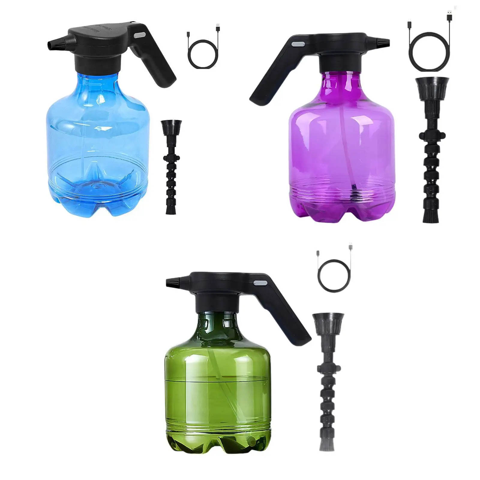 3 Liters Electric Spray Bottle Rechargeable Plant Mister for Cleaning Window