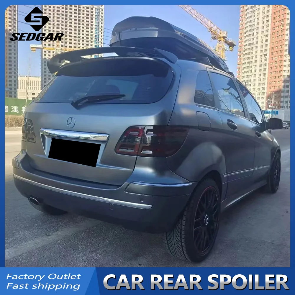 Für 2008–2025 Mercedes Benz B-Klasse B200 W246 W245 W247 B45 Hochwertiger ABS-Kunststoff unlackiert Spoiler Kofferraum-Kofferraumflügel-Spoiler