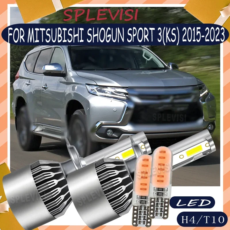 9003 H4 LED Headlight Direct Replacement Halogen Bulbs For MITSUBISHI SHOGUN SPORT 3(KS) 2015 2016 2017 2018 2019 2020 2021-2023