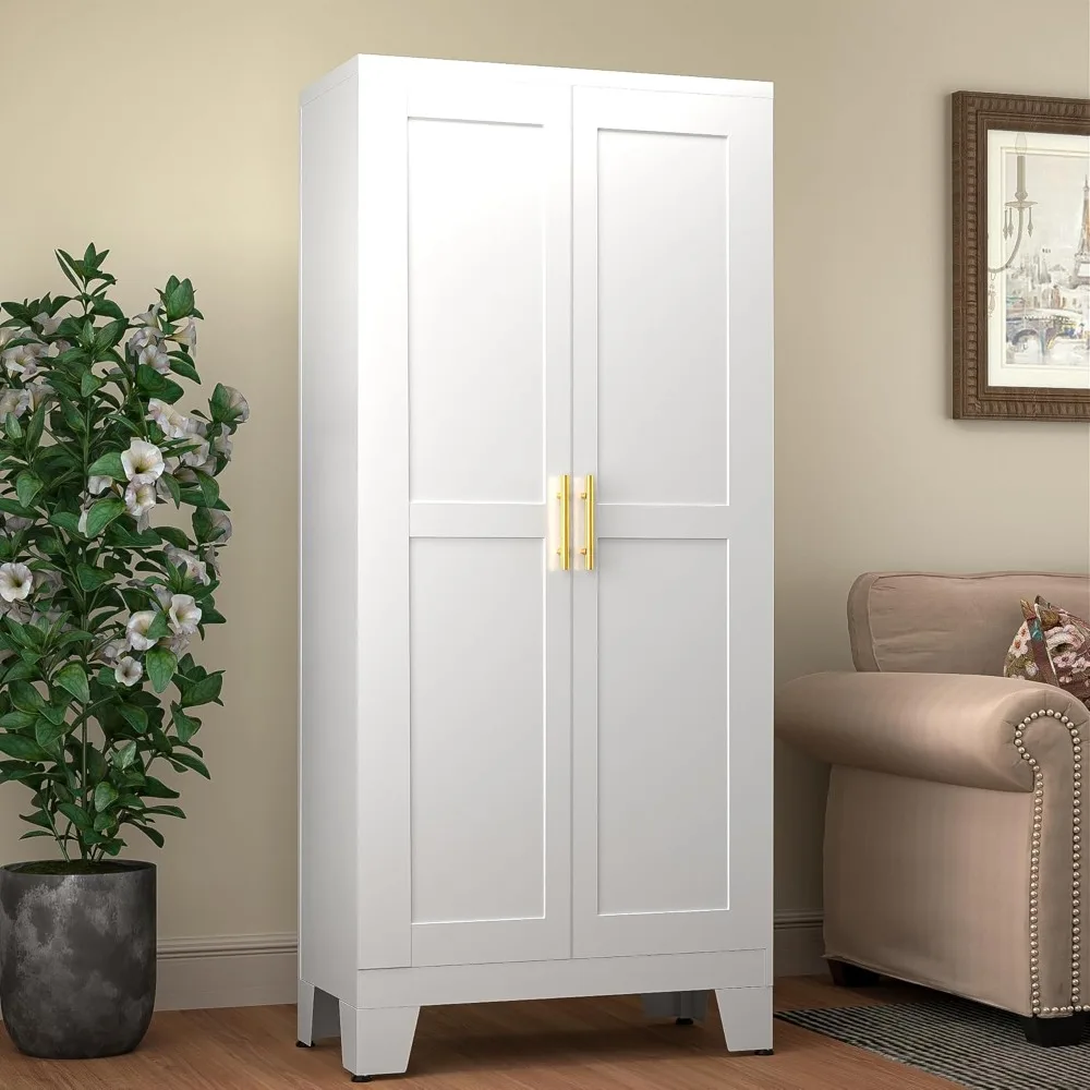 

61.02" Pantry Cabinet, Kitchen Pantry Storage Cabinets with Adjustable Shelves and Feet,Pantry Storage Cabinet