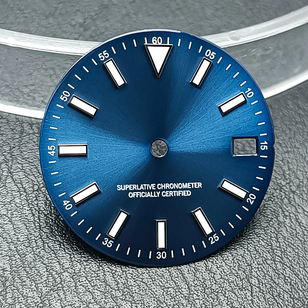 28.5MM high-quality diameter single calendar modified dial, suitable for NH35/NH36 movement accessories, personalized watch part