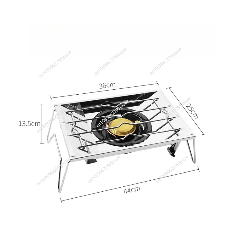 Camping Gas Stove Igt 1 Unit Stove 4500W High Power IGT Gas Burner Folding Brazier Grill Stainless Steel Burner Stove Kitchen