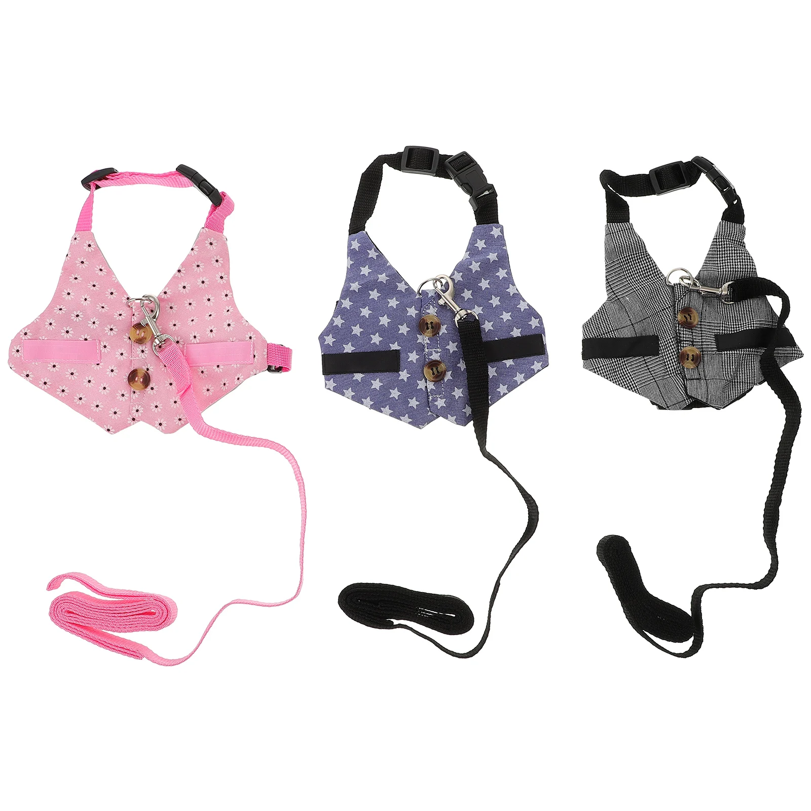 

Rabbit Set Cotton Vest For Bunny Breathable Comfortable Pet Small Animal Outdoor Use Durable Leash For Rabbit Bunny Harness