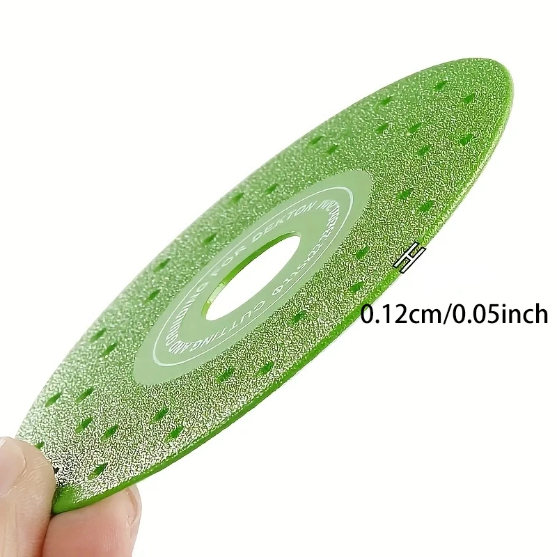 3/5/10 قطعة شفرة منشار لوحة الصخور المسامية مقاس 4.5 بوصة، تشذيب وتطحن البلاط، صب الماس، تستخدم للألواح الصخرية والرخام والبلاط #3