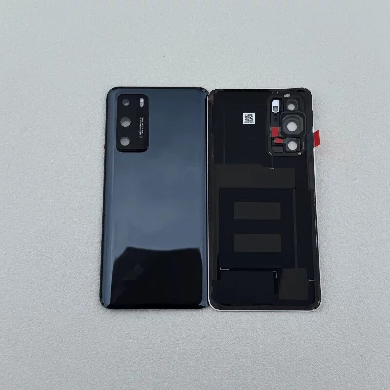 For Huawei P40 pro ELS-NX9 Battery Cover Rear Door Housing Case For P40 ANA-AN00 With Camera Lens Frame