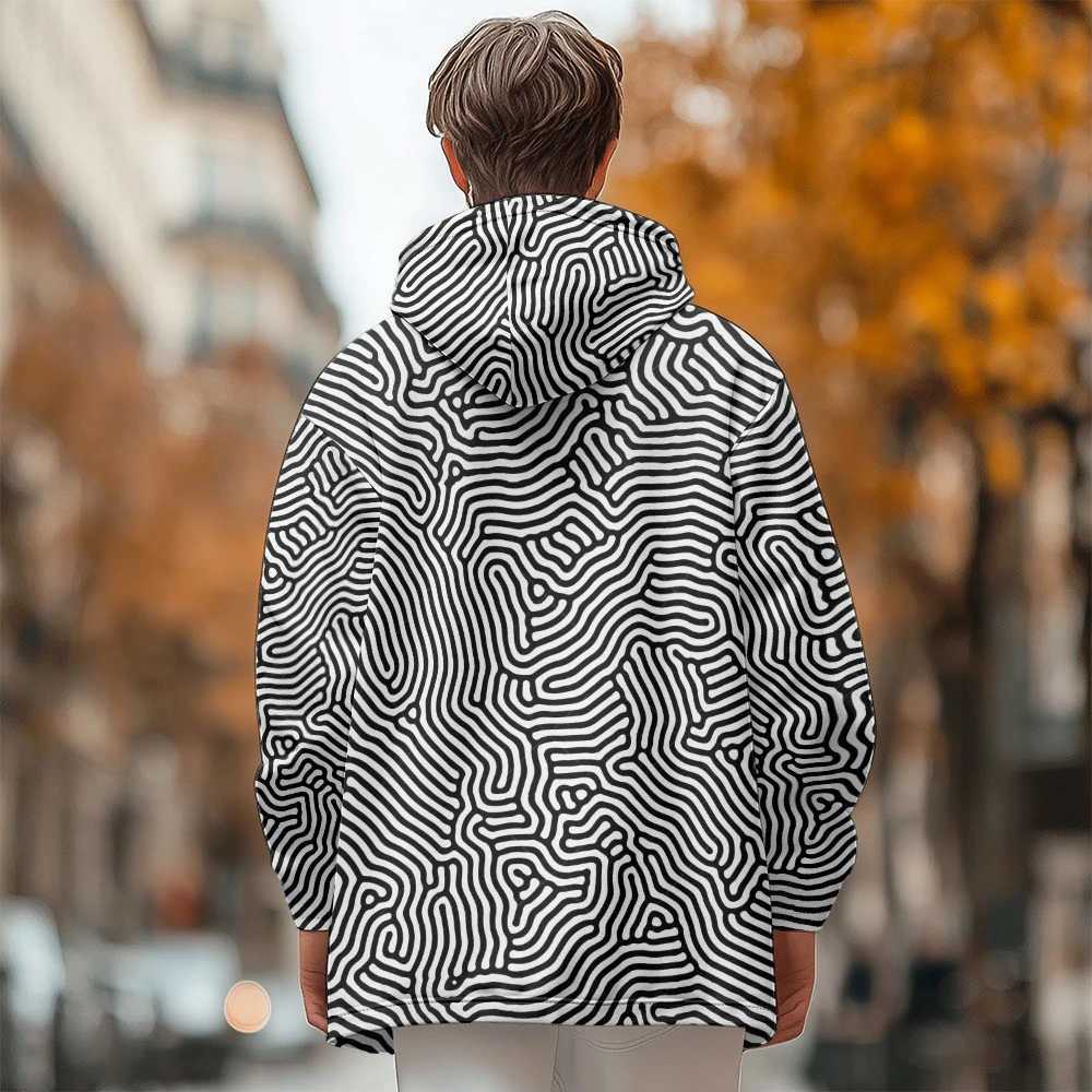 Ropa de invierno para hombre, abrigos de plumón, diseño único con rayas blancas, chaqueta acolchada de algodón, cremallera con bolsillo de plumas, nuevo