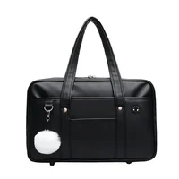 Japanese Casual PU Shoulder Bag Junior High School Students School Bag Handbag Anime Uniform Bag Tote Bags for Women Bolsos
