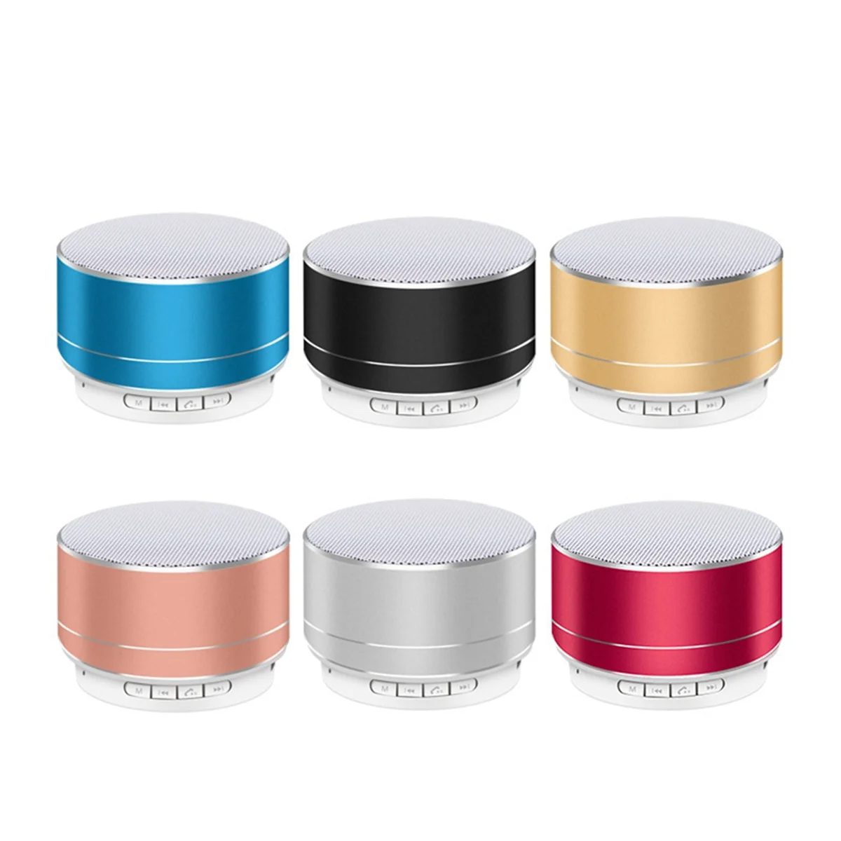 A10 Mini Bluetooth Speaker Portable Outdoor Cannon Subwoofer Sound Box Support TF Card Blue