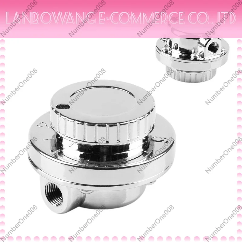 Adjustable 1-5 PSI Fuel Pressure Regulator With 8mm 10mm Hose For Carburetor Racing