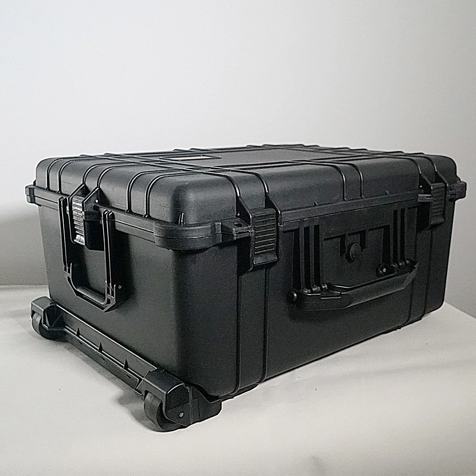 Portable waterproof toolbox precision instrument  safety box plastic protective box hard case trolley