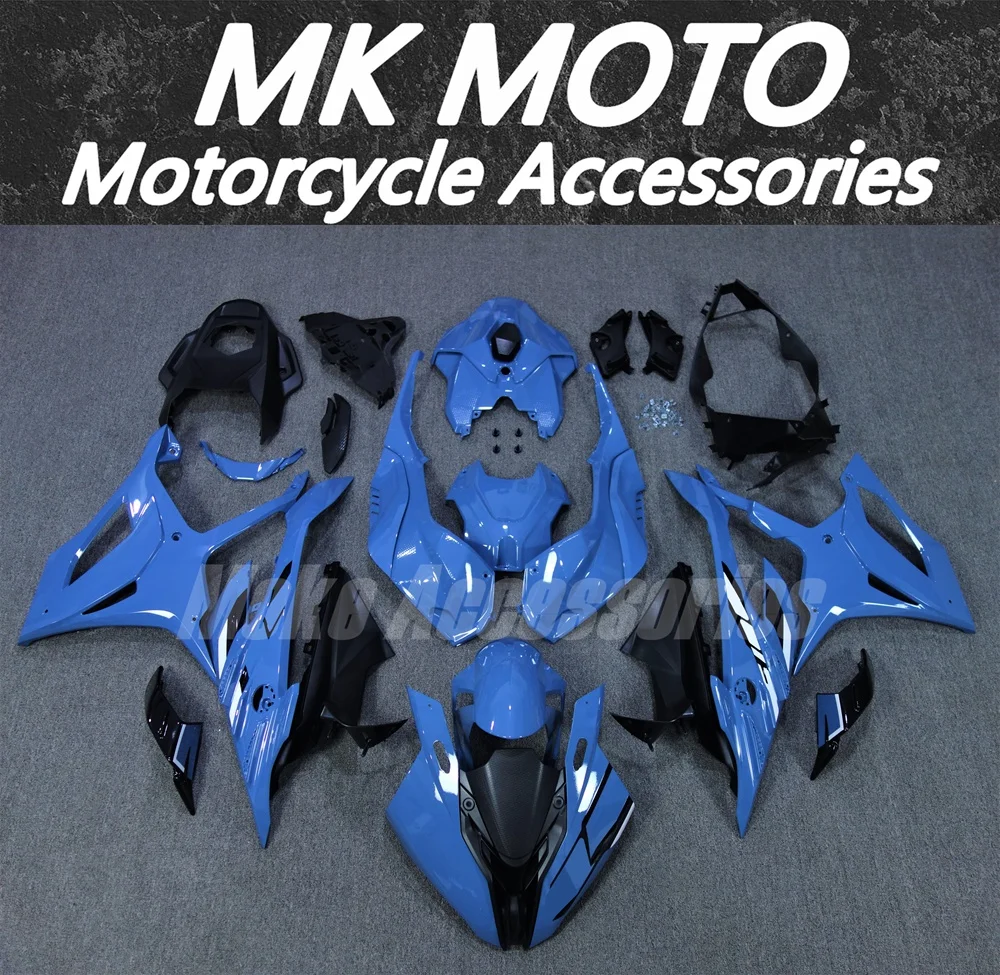 

Moke moto Fairings Kit Fit For S1000rr 2023 2024 Bodywork Set 23-24 High Quality Injection Grayish blue