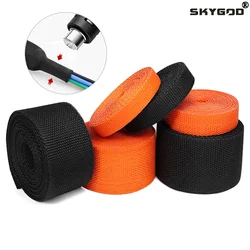 1~50m New Shrinkable PET Braided Cable Sleeve Heat Shrink Tube Insulation Flam Retardant Wrap Protection Sheath Wire Organizer