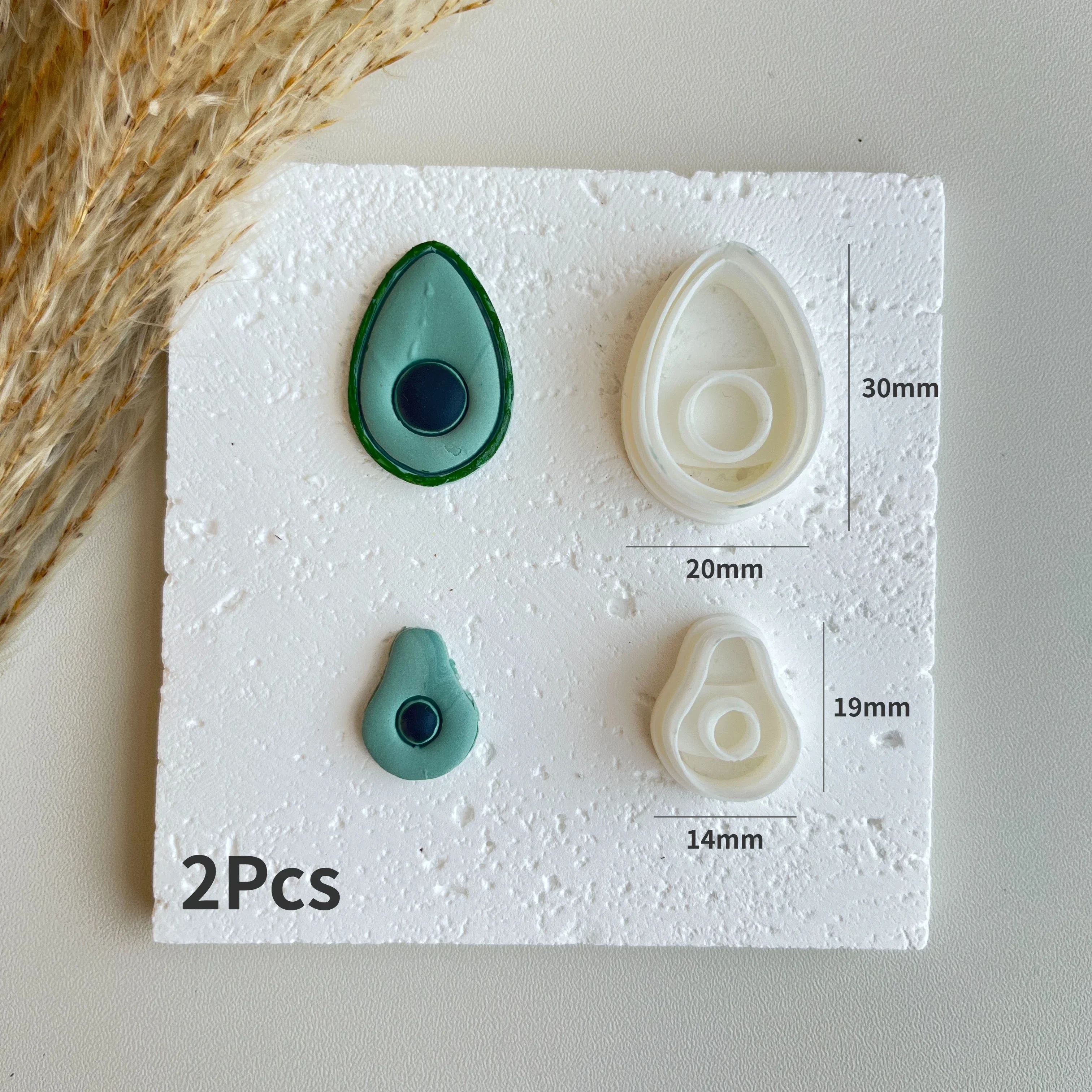 Fruits Series Polymer Cutting Molds for DIY Earrings