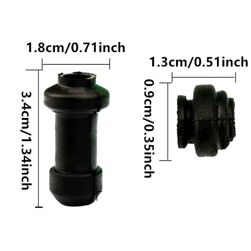 4/8 sets Motorcycle Scooter Brake Upper Lower Pump Caliper Shock Absorber Sleeve Dust Covers Disc Waterproof Rubber Caps
