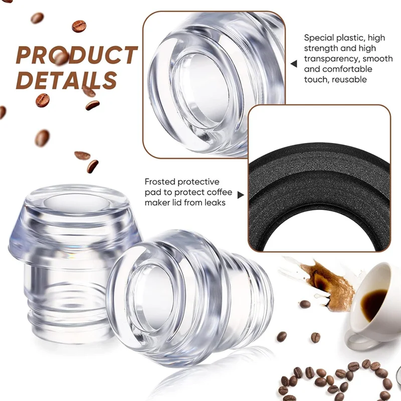 2 Set Parti per percolatore Anello superiore e rondella per percolatori da caffè Farberwareyosemite Filtri di ricambio per caffettiera-AT64