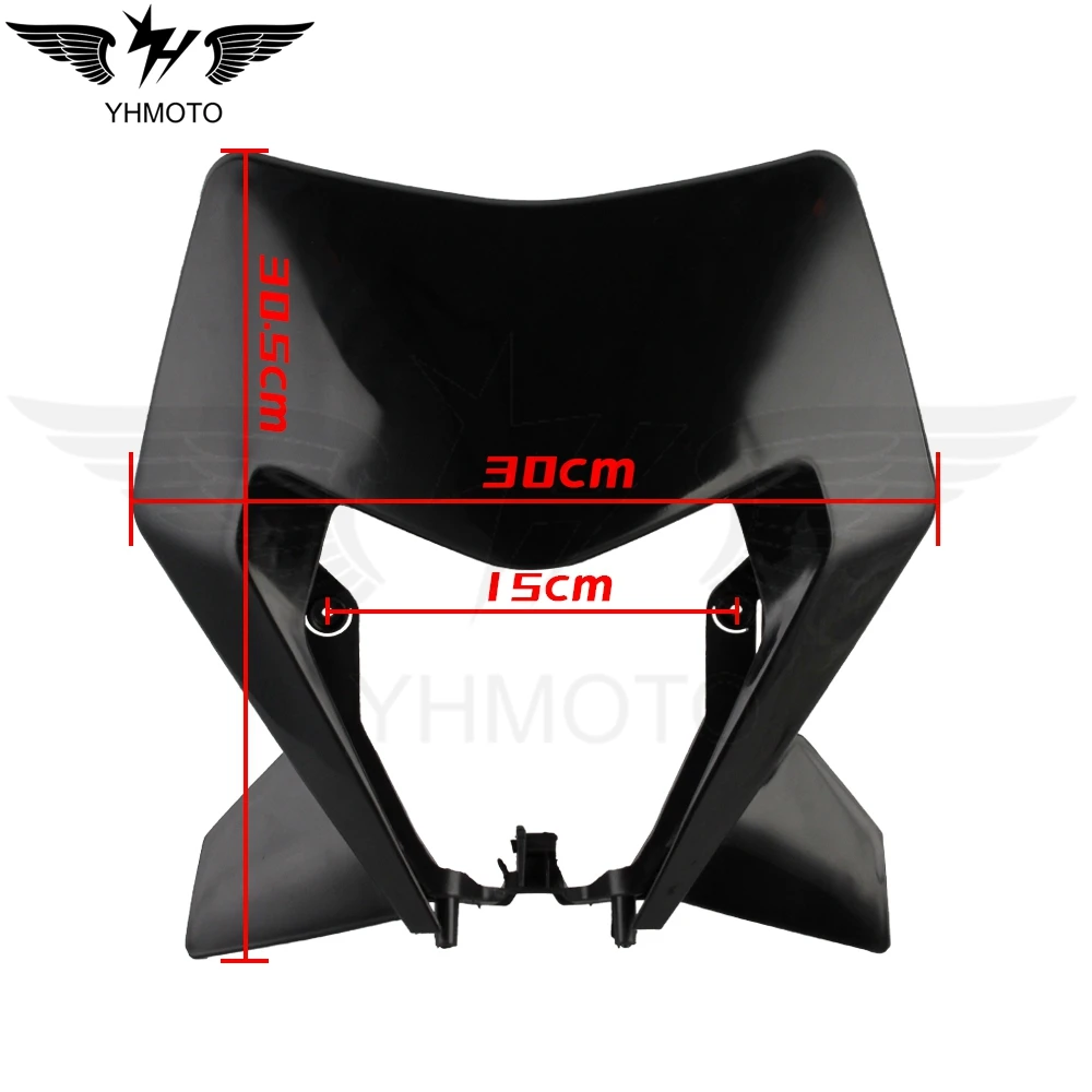 ل KTM EXC-F 300 2024 دراجة نارية استبدال الجبهة العلوي هدية القلنسة العلوي كشافات البقاء قوس حامل #4