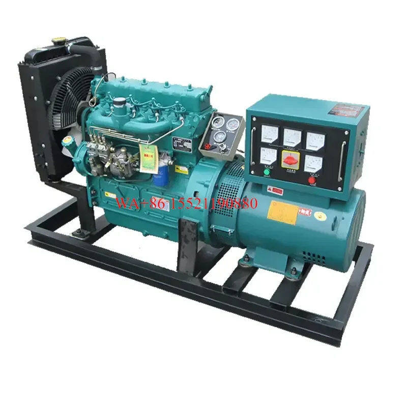 WMWMNU for Silent Diesel Generator Set Small Electric 30kw 37.5kva Stamford Alternator 400v 230v Rated Voltage 60 50Hz Home