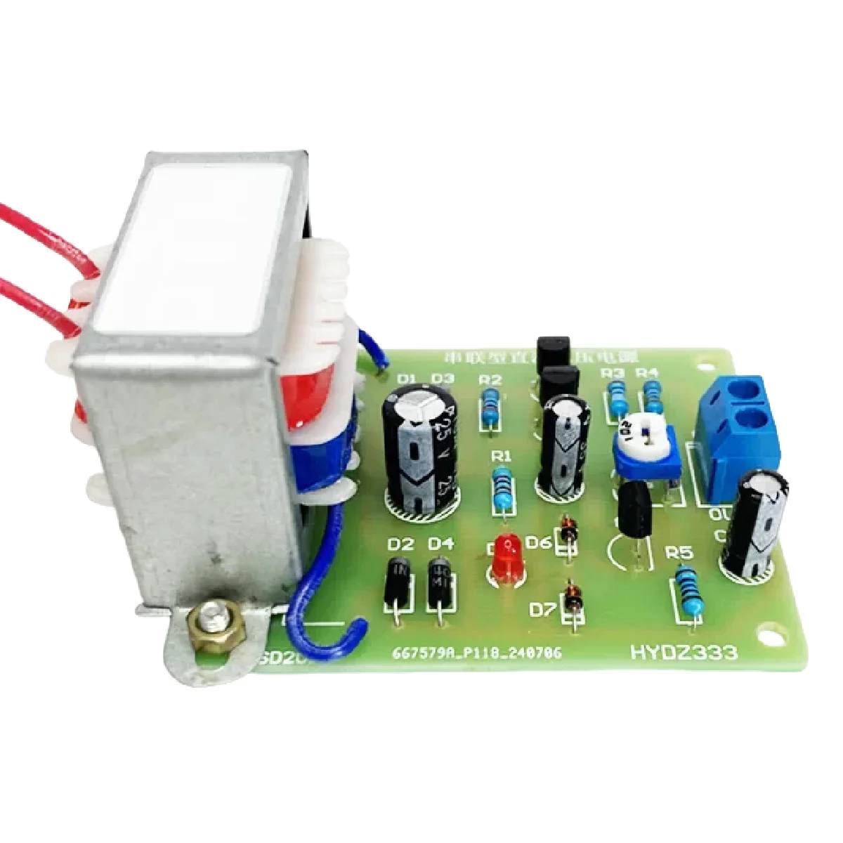 Adjustable DC Power Supply DIY Soldering Kit, Voltage Regulation Circuit Kit for STEM Electronic Training & Hobby Practice