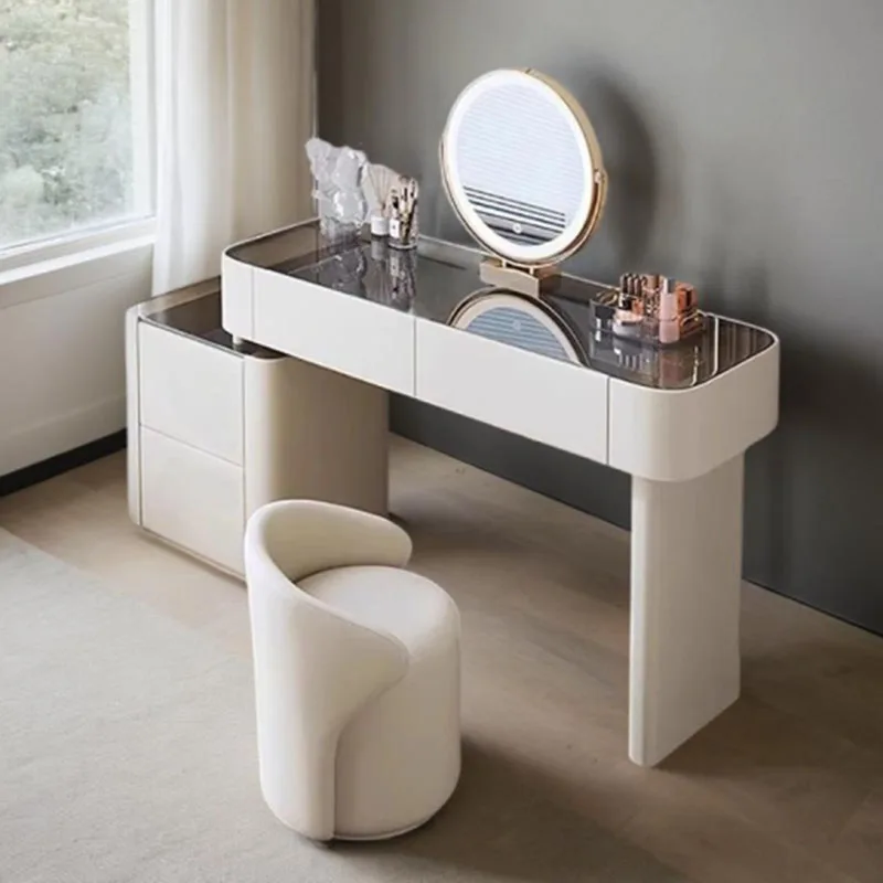 Organizers Vanity Storage Top Modern Furniture Bedroom Luxury Organizer Girls Makeup Mirror Beauty Salon Dresser Vanity Tocador