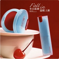 JOOCYEE Matte Lipstick Muddy Rouge / Essence Gloss / Blush Cream Winter Blue Hour Series Makeup Cosmetics