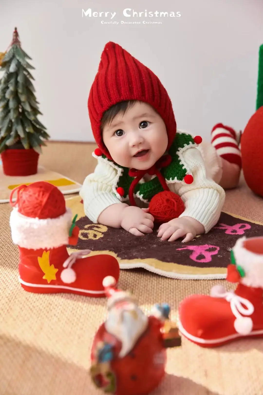 

Childrens photography outfits baby photo clothes one hundred day photoshoot Christmas props studio photography themes 신생아촬영