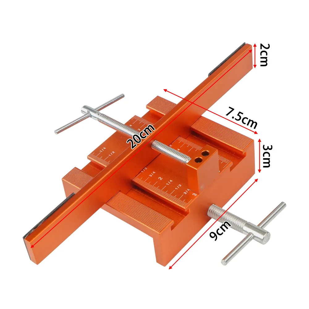 Cabinet Door Mounting Jig Body Heavy Duty Tool Aluminum Alloy For Cabinets with Face Frame Support Arm and Clamp Integrated