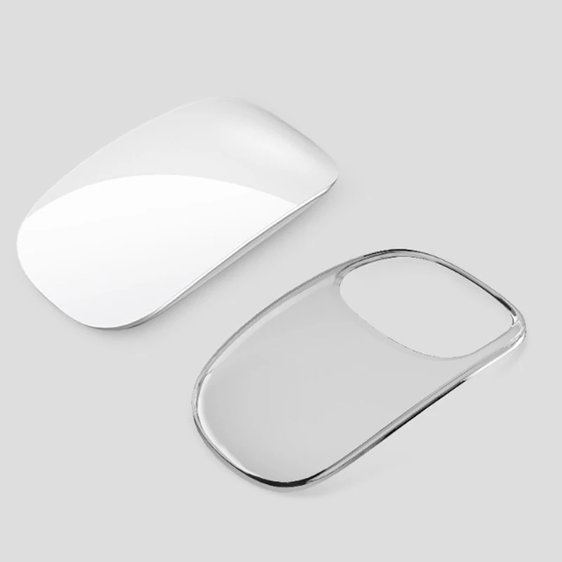 Capa protetora para apple magic mouse 1a 2a geração capa transparente à prova de poeira, capa ultrafina anti-queda anti-arranhões