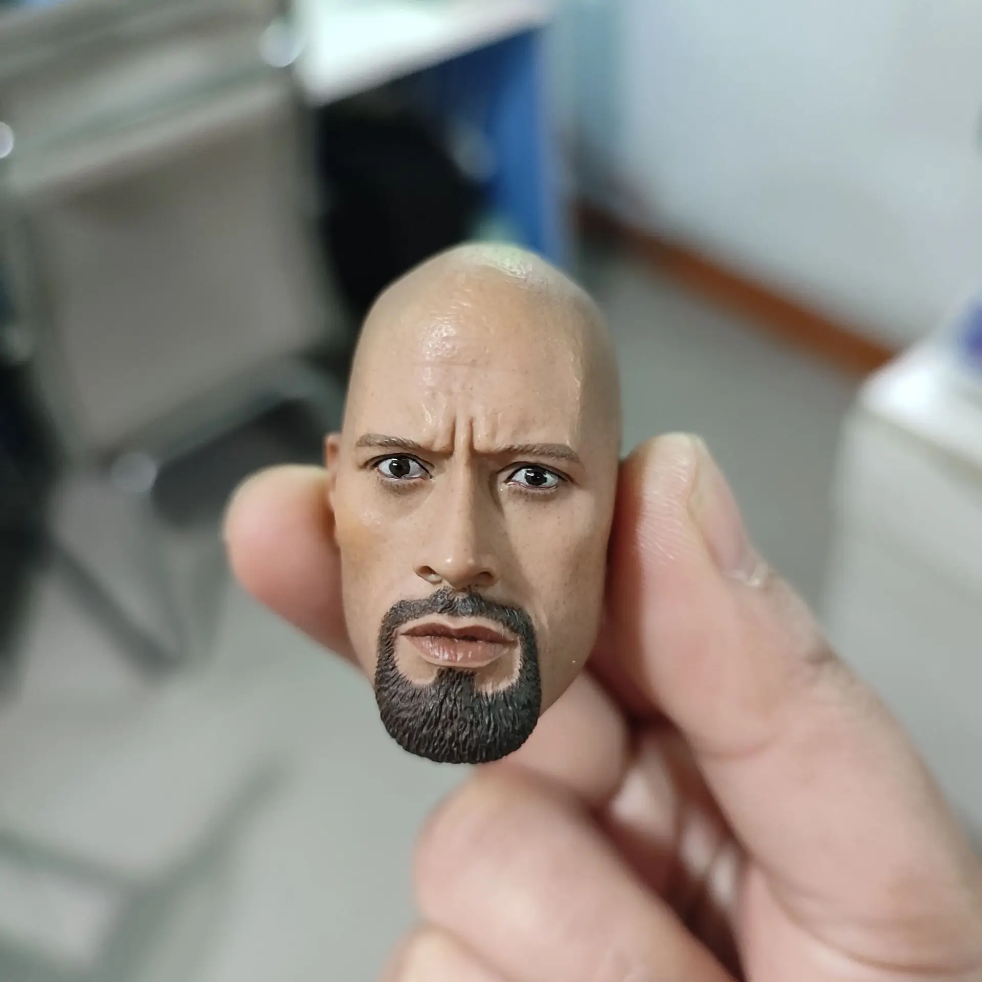 Dwayne Johnson Head Sculpt, Modèle Carimplanté, Fit for 12, Male Soldier Action Figure, Body Dolls, Échelle PR1/6