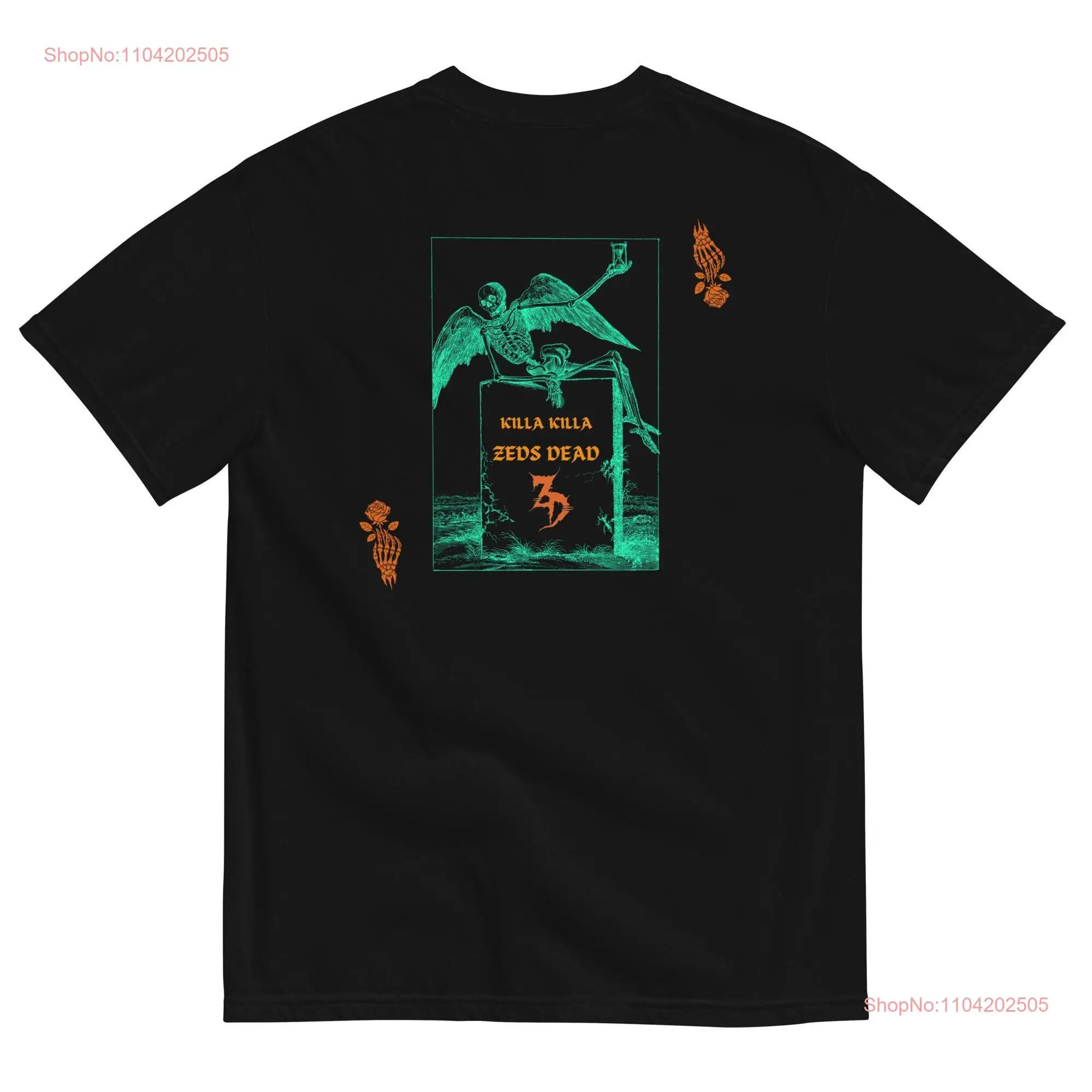 Killa Zeds Dead Classic Comfort Colors Essential T Shirt Spooky Graveyard long or short sleeves