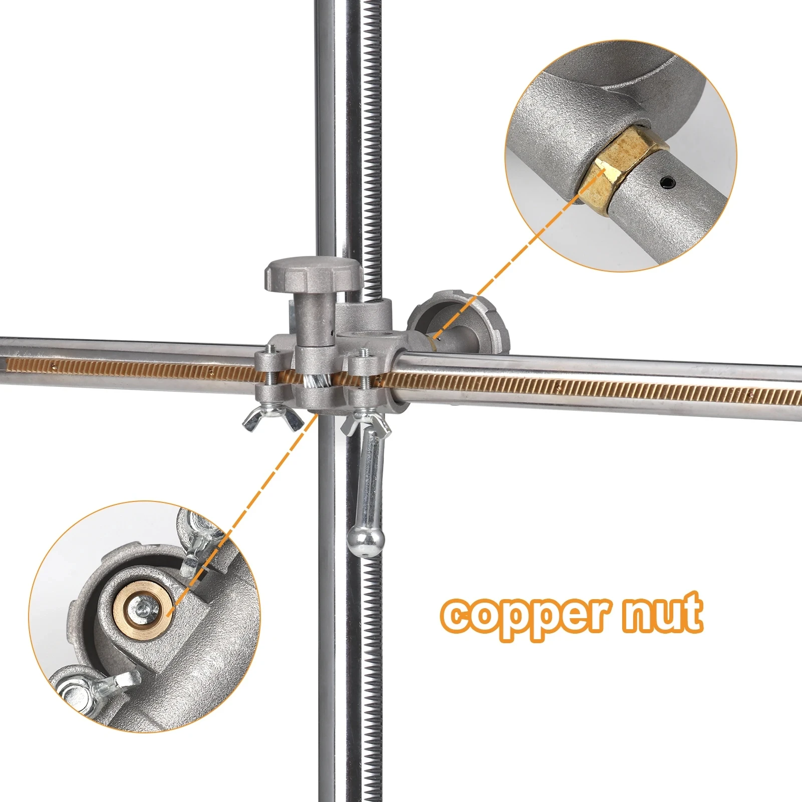 60x50cm Welding Torch Holder Support TIG MIG Gun Holder Clamp Mountings fit Welding Positioner Turntable Rotator Rotary Table