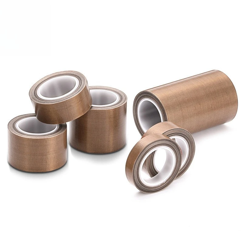 10M/Roll Fabric Tape PTFE Tape for Vacuum Sealer Machine, Hand Impulse Sealers Insulation PTFE Coated Fiberglass Adhesive