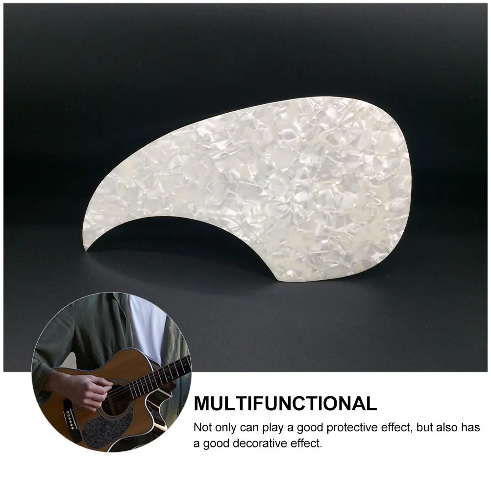 

2 Pcs Guitar Pickguard Sticker Anti-scratch Self Adhesive Clear Acoustic