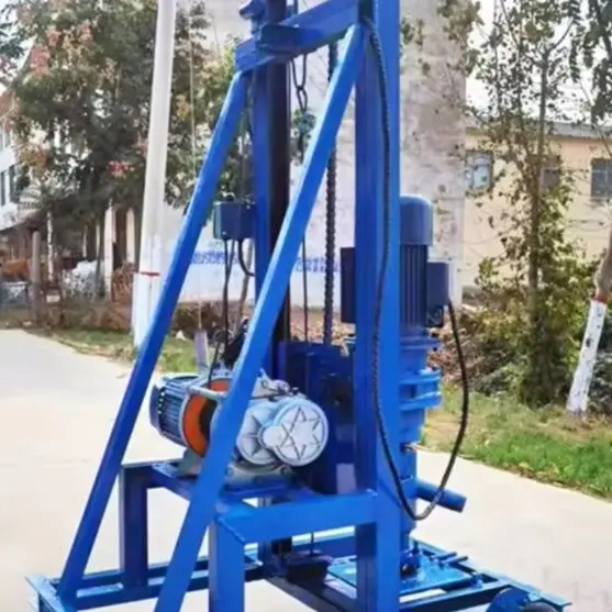 

Customized Portable Water Well Drilling Rig Model RLD-100E Household Electric Handheld Well Drilling Machine