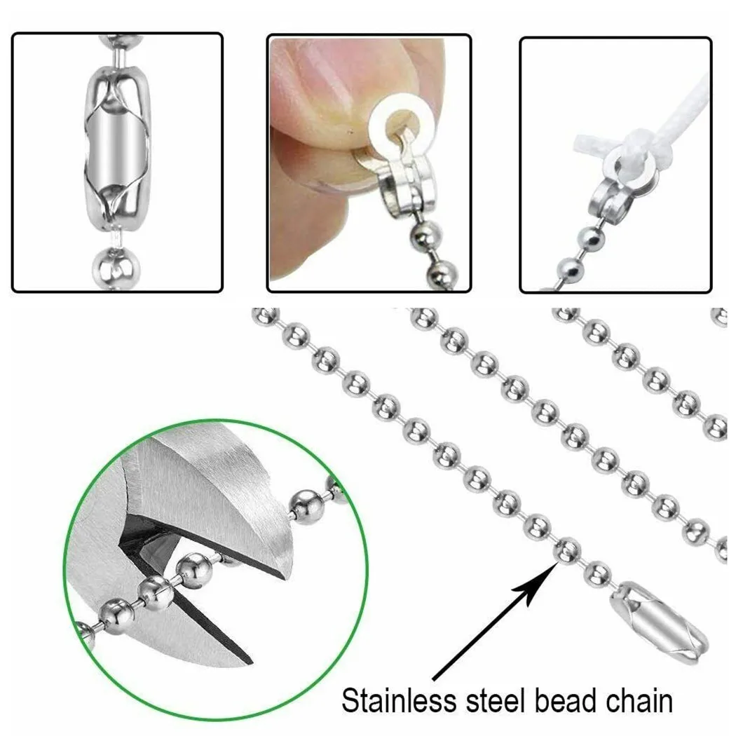 Decorative For Crystal Pull Cord for Light Switch in Bathroom with Silver Nickel Plated Chain for Ceiling Fan and Blinds