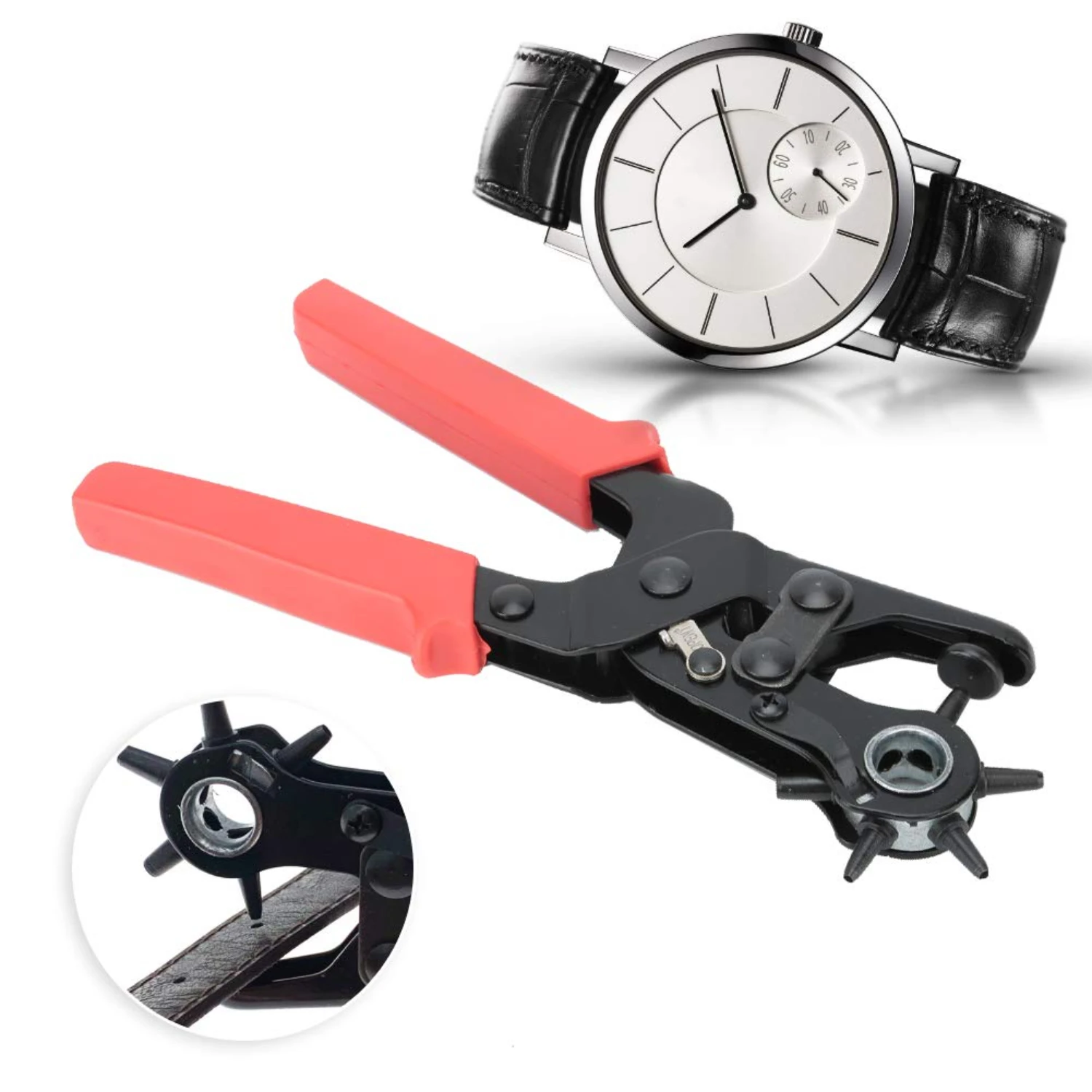 

e leather belt punching pliers. Elevate your craftsmanship with the advanced, ergonomic design of these superior quality tools.