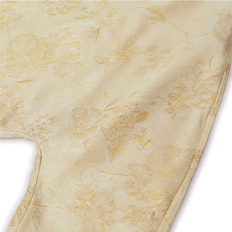 قميص BirdTree-35% حريري 65% من الصوف الأنيق، جاكار نسائي برقبة دائرية، بلوزة فضفاضة قابلة للعكس للتنقل بتصميم عتيق، جديد لخريف 2025 T5O431CC #5