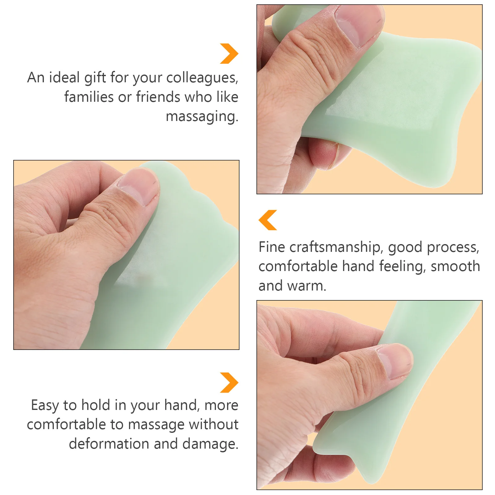 3개입 괄사 마사지 보드 휴대용 바디 스크래핑 플레이트 얼굴 마사지 도구 물리치료 도구 혈액 순환 촉진 스트레스 해소