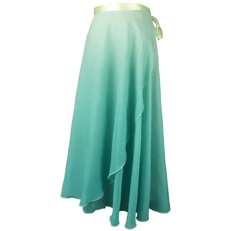 กระโปรงบัลเลต์, กระโปรง ROK Kasa หญิงกระโปรงเต้นรำคลาสสิกกระโปรงฝึกซ้อมกระโปรงยาวผูกหนึ่งชิ้น