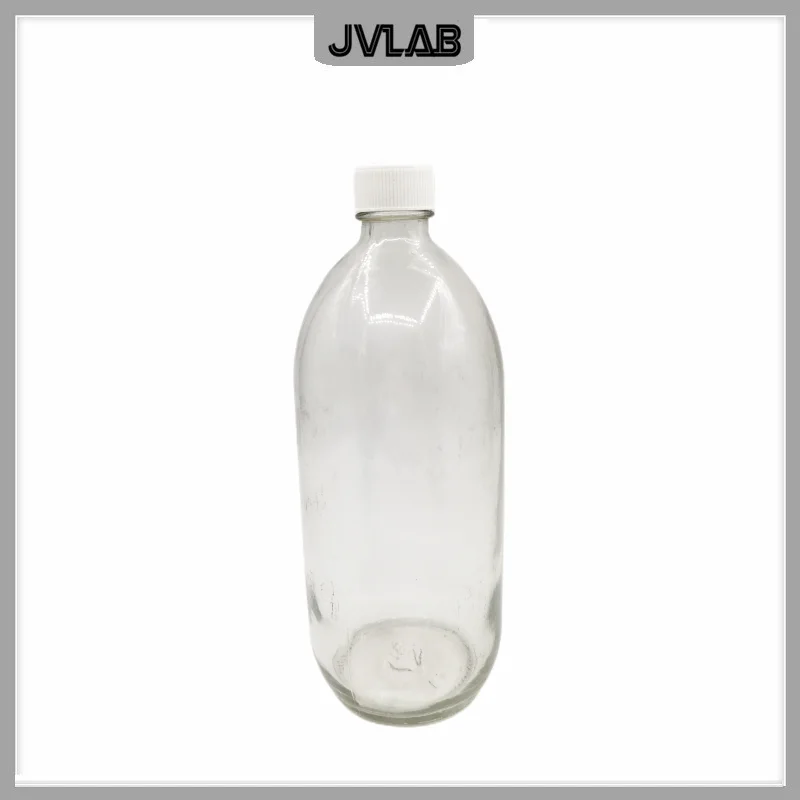 Reagent Bottle For Dispenser Brown Glass Bottle 500 mL Transparent Solvent Bottle 1000 mL Suitable For Bottle Top Dispenser