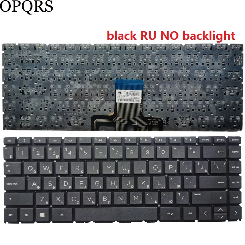 Russian/US/UK/Latin Spanish Laptop keyboard For HP Pavilion 14-CM 14-CK 14-DH 14-CC 14-CD 14g-BR 14-CE