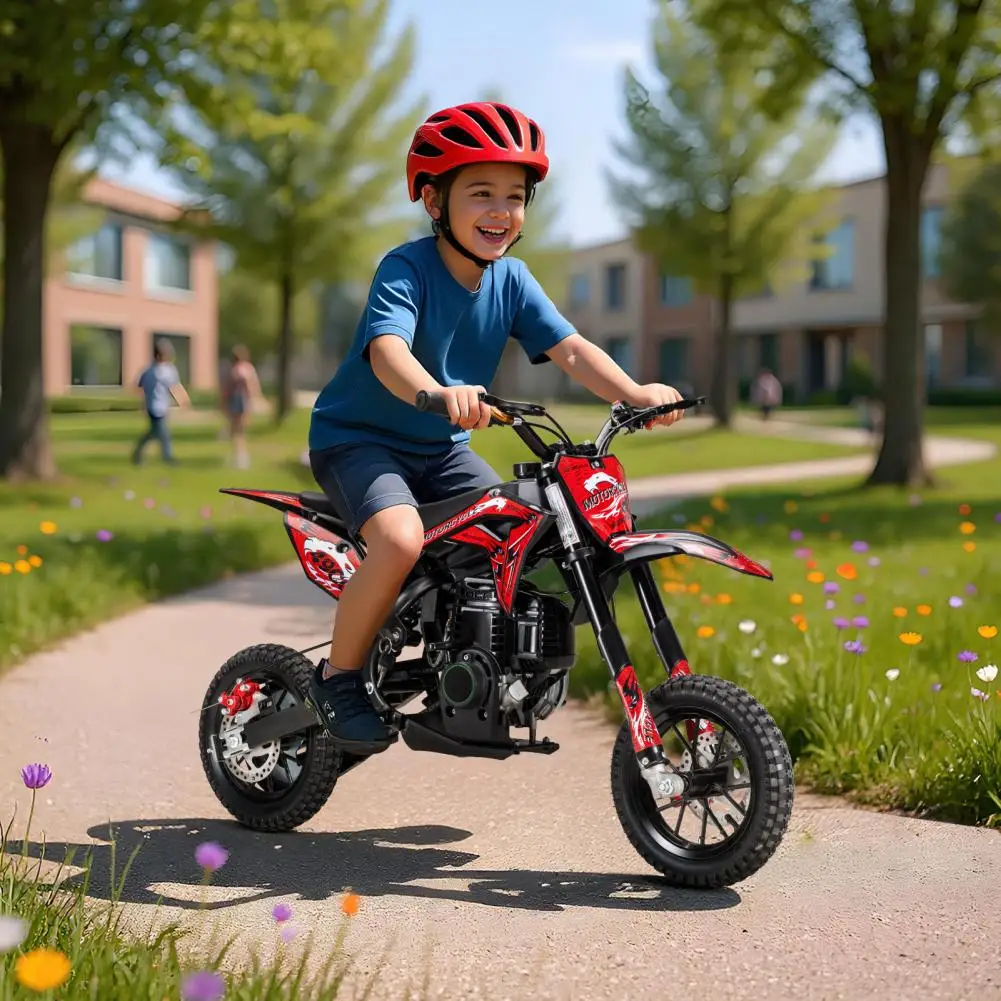 

Mini Dirt Bike, 40CC 4-Stroke Gas Powered Mini Off-Road Beach Bike With Off-Rode Tire, Speed Up To 35KM/H Pocket Motorbike