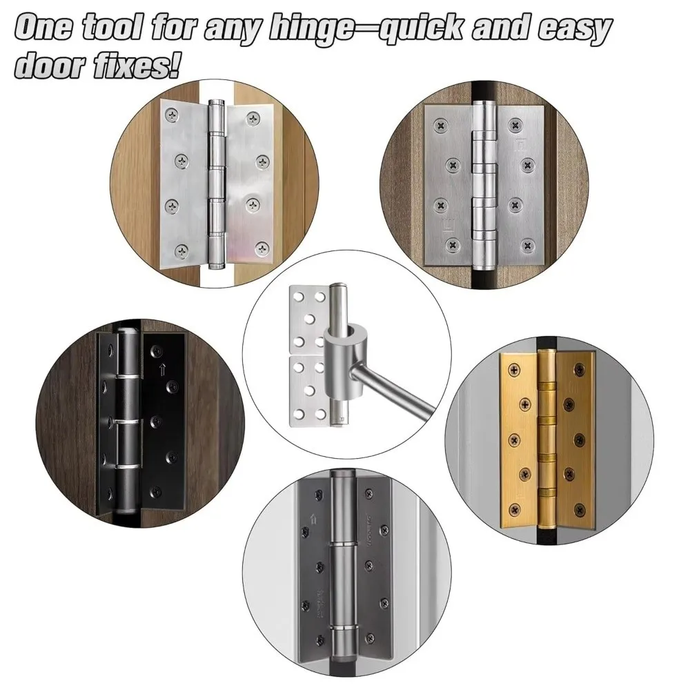 New Portable Hinges Gaps Adjusting Wrench Double Head Repair Door Hinge Adjustment Tool Multi-function Door Hinge Wrench