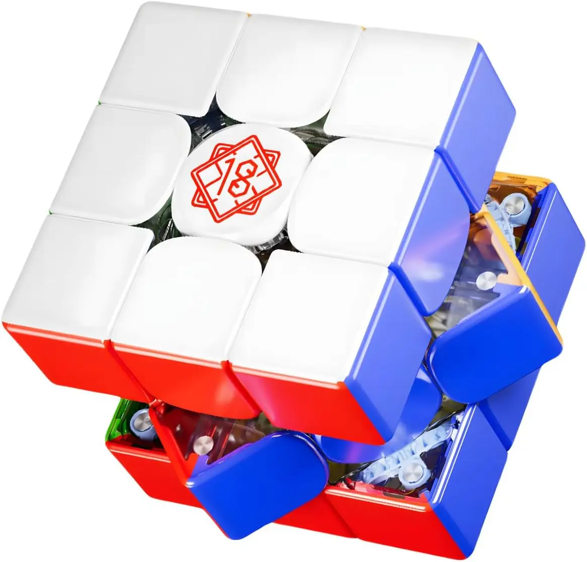 MoYu Super WeiLong V2 18th Anniversary 3x3 Magnetic Cube, Stickerless