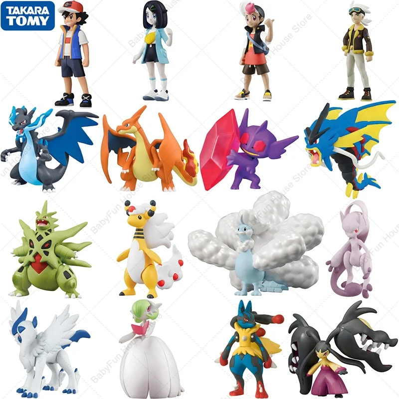 الأصلي تاكارا تومي بوكيمون ميجا تشارجر X Y Gardevoir Altaria الشكل اللعب Tyranitar Ampharos Mawile Blastoise نموذج دمية PVC