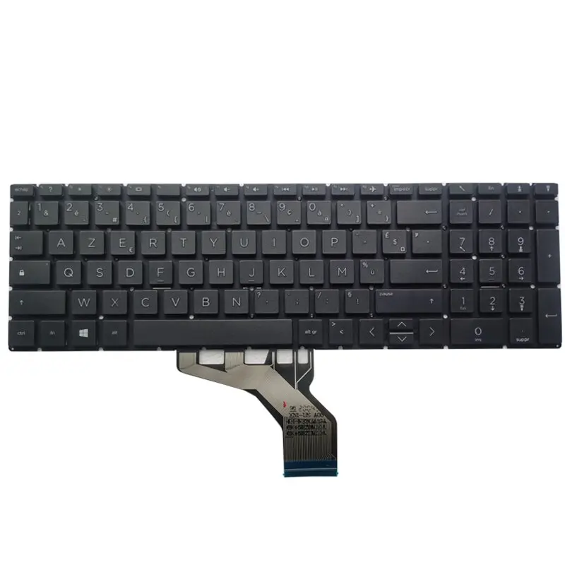 New French Keyboard For HP 15-DA 15-DB 15-DW 17-BY 17-CA Pavilion 15-CS 15-CW TPN-C135 C136 FR Black