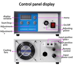 Songscan Ultrasonic Generator Controller Industrial Cleaning Device Power Adjustment, 25KHz, 28KHz, 40KHz, 80KHz, 120KHz