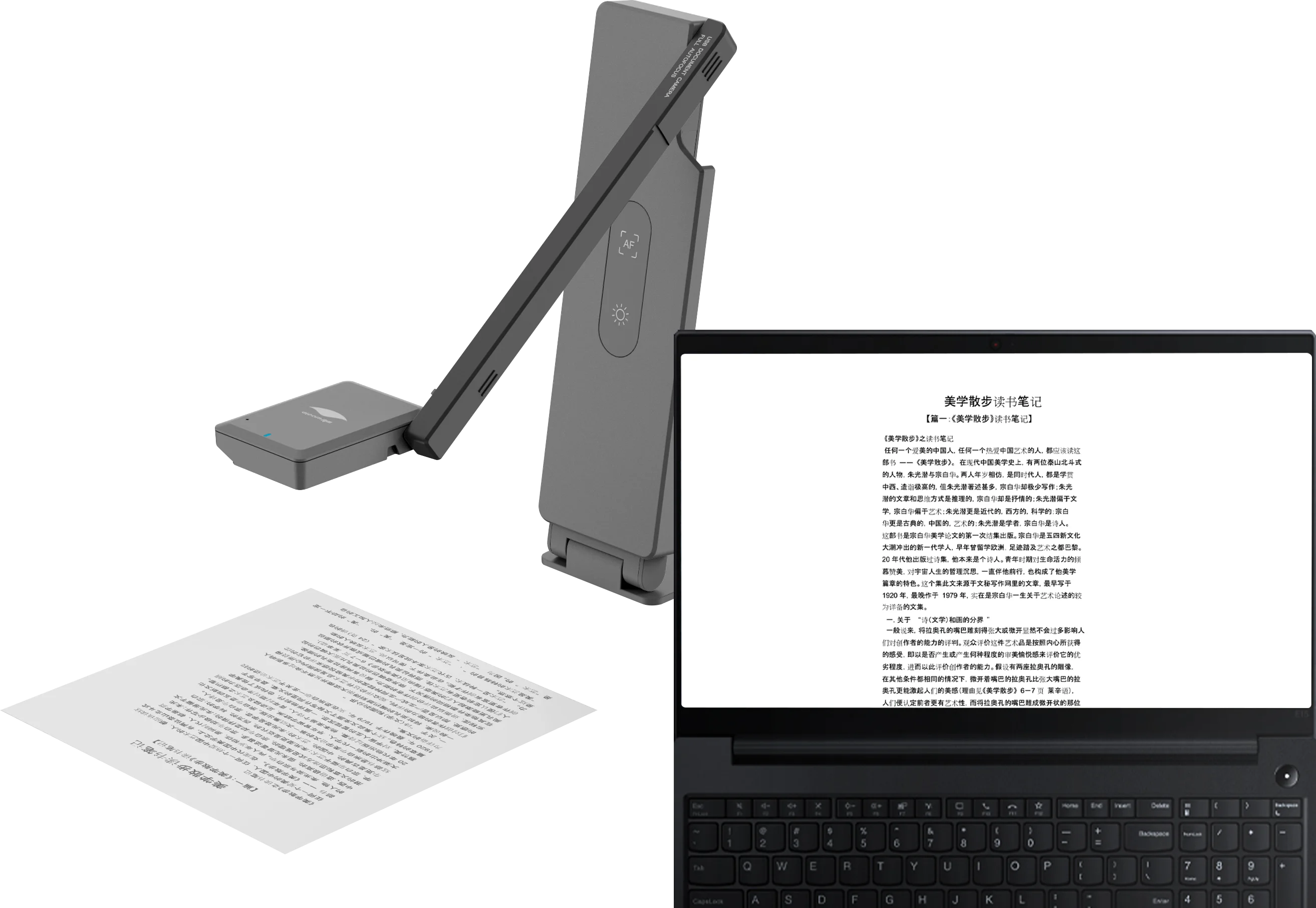 A3 Size 13MP 30FPS USB Interactive Portable 3-in-1 Document Camera  High Resolution Projector Visualizer For School